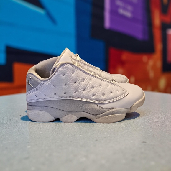 Nike Air Jordan 13 Retro Low White Pure Money 310810-100 Sz 10